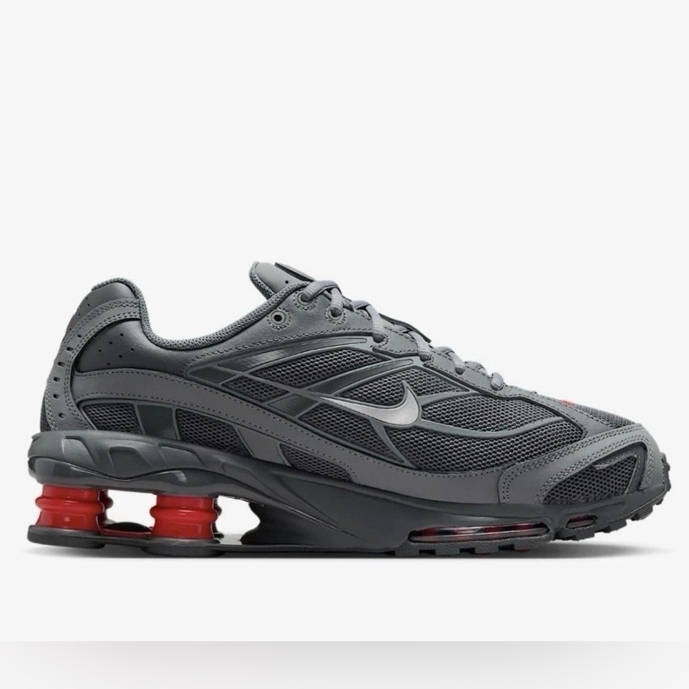 Nike Shox Ride 2 🔥 Smoke Gray Red Running Athletic Sneakers IM5999-084 9.5 10 11 - Picture 3 of 13